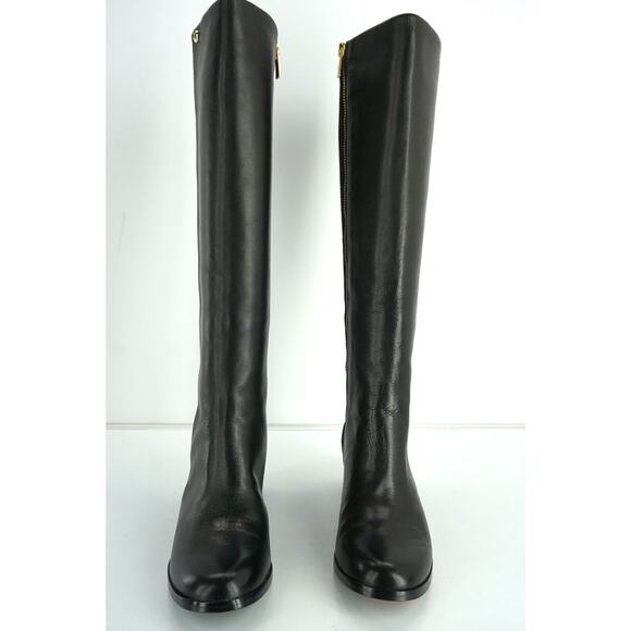 Vince Camuto Black Leather Suede Xenith Tall Knee Riding Boots NIB - Picture 8 of 12
